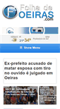Mobile Screenshot of folhadeoeiras.com